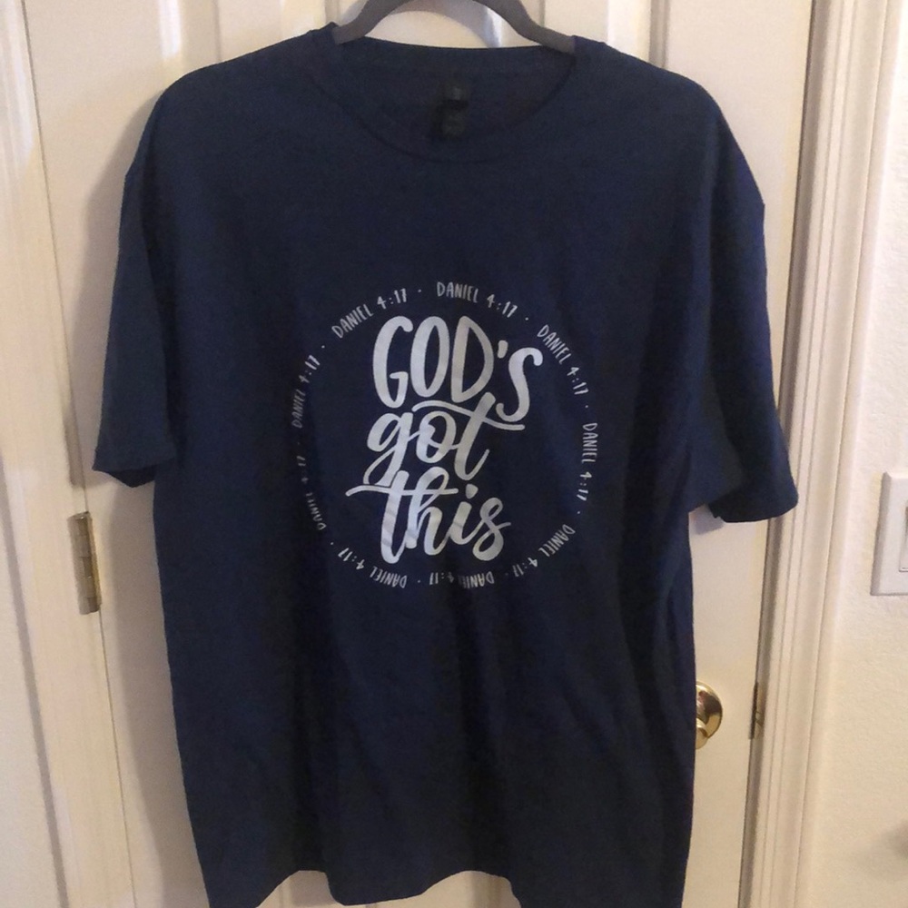 Navy Blue Graphic T-Shirt